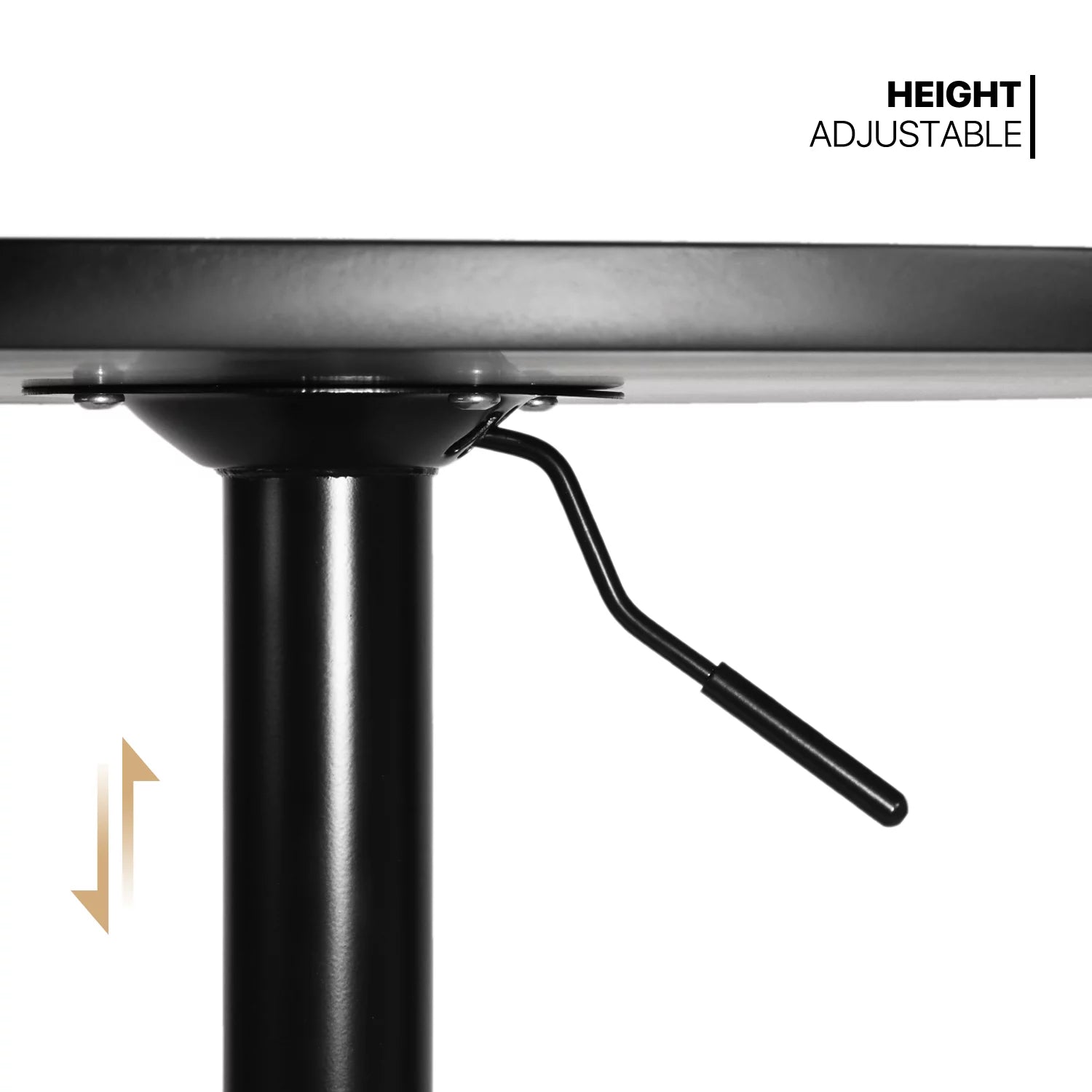 MoNiBloom 3 Piece Bar Table and Chair Set, 31.5" Kitchen Dining Table High Top Table and Leather Bar Stools for Bistro Home