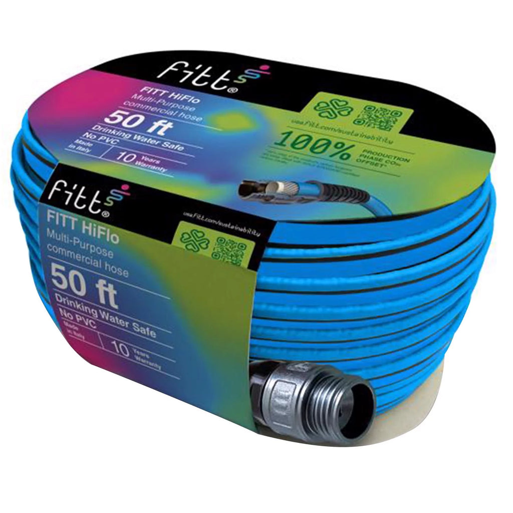 FITT HiFlo 100 ft. L Medium Duty Commercial Grade Lightweight Garden Hose