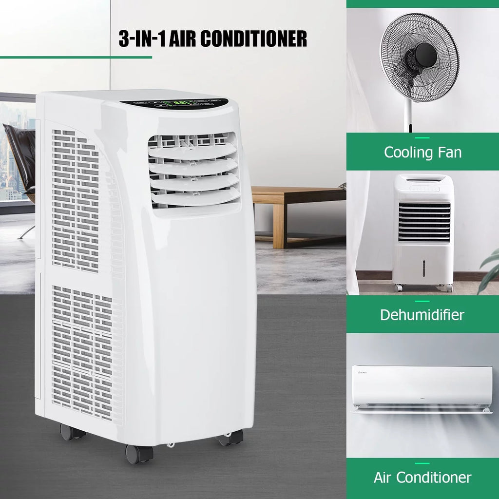 Costway 8000BTU Air Conditioner &amp; Dehumidifier Portable Air Conditioner 5500 BTU (8000BTU ASHRAE)