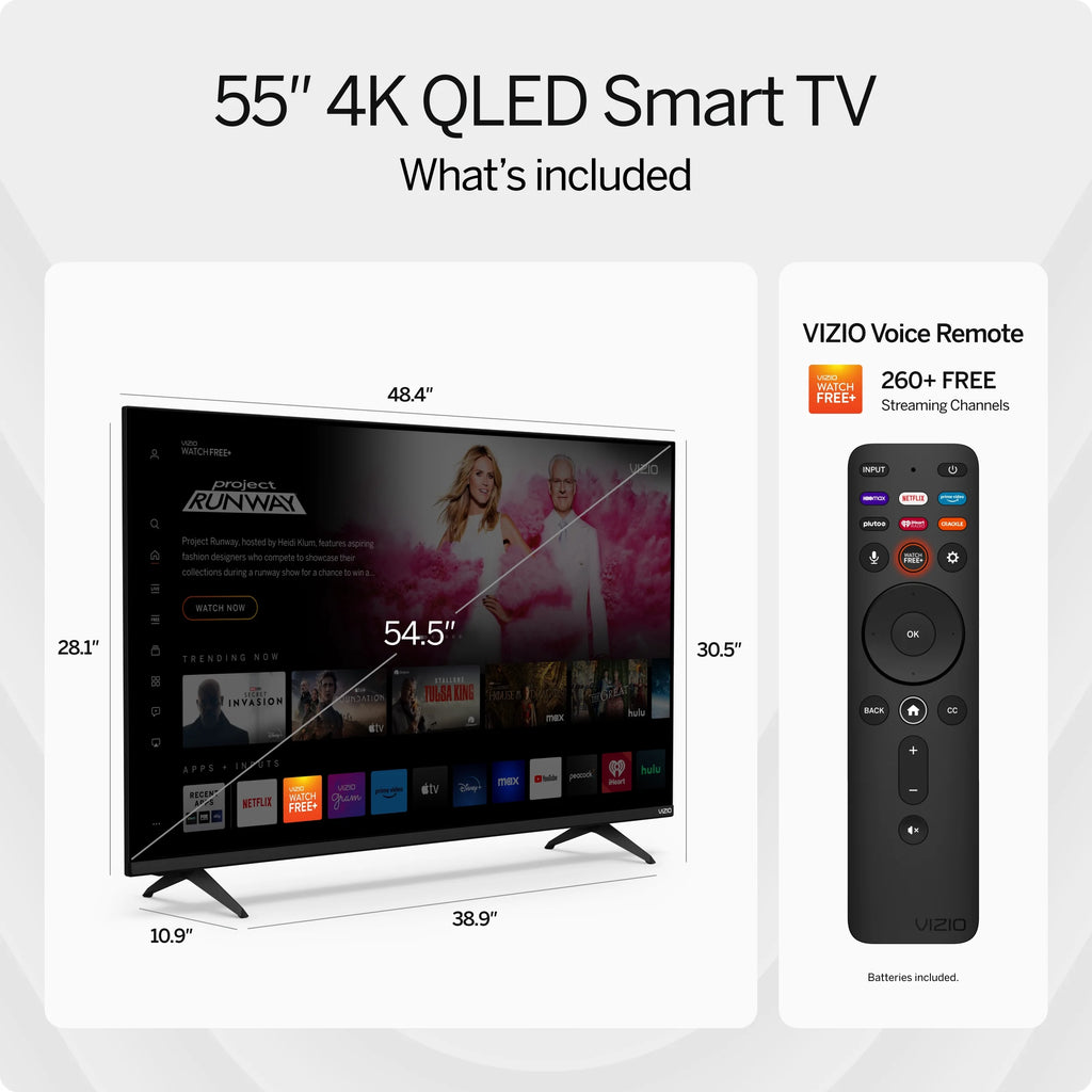 VIZIO 55" Class M6 Series 4K QLED HDR Smart TV M55Q6-J01