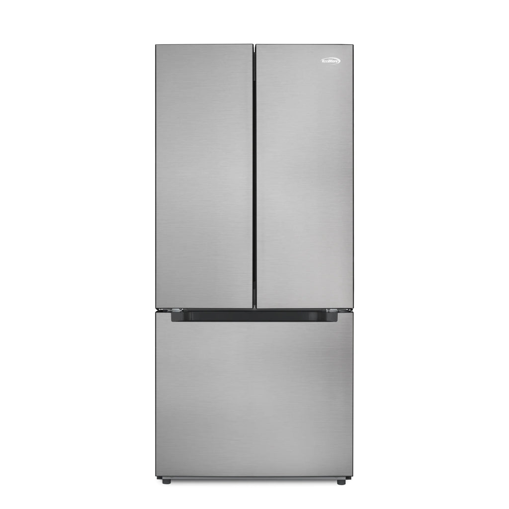 18.5 cu. ft. Stainless-Steel French Door Refrigerator in Silver (KM-RERFDSS-18C)