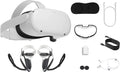 2022 Meta Oculus Quest 2 All-In-One VR Headset, Touch Controllers, 256GB SSD, 1832x1920 up to 90 Hz,3D Audio, Earphone,10Ft Link Cable, Grip Cover,Knuckle & Hand Strap, Lens Cover