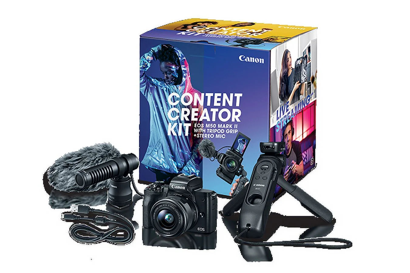 EOS M50 Mark II Content Creator Kit