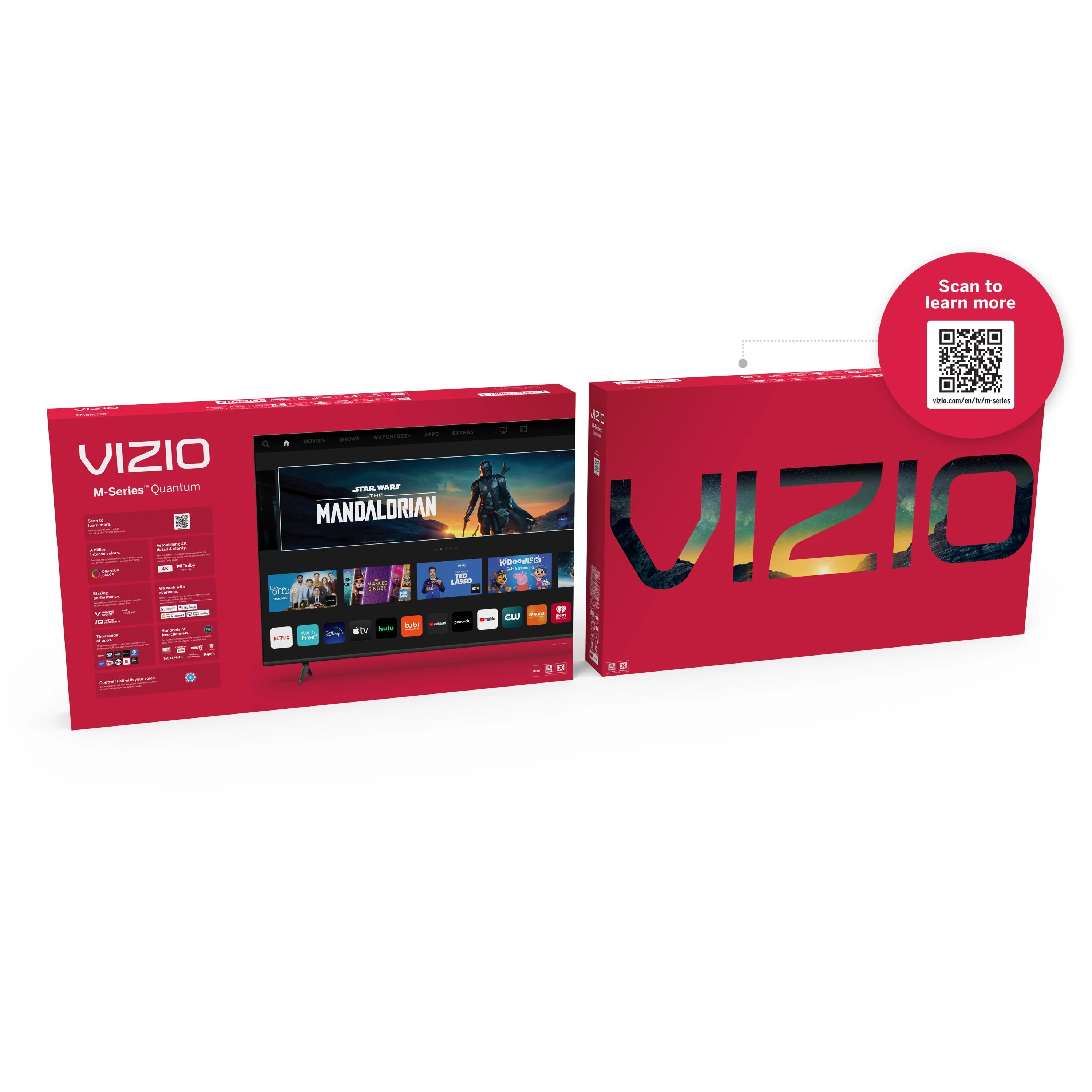 VIZIO 55" Class M6 Series 4K QLED HDR Smart TV M55Q6-J01