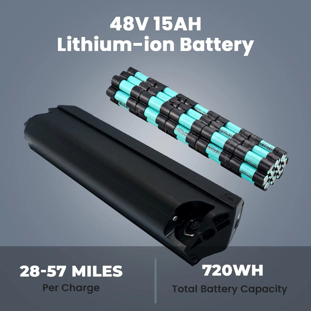 SENADA Electric Bike for Adults, 48V 21Ah Battery with 26" x 4" Fat Tire 1000W Electric Mountain Bicycle, 80 Miles Range Snow Beach E-Bike 19.9MPH