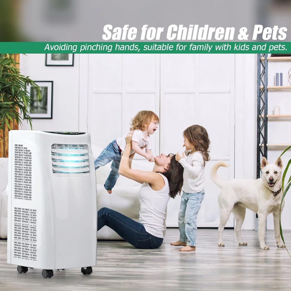 Costway 8000BTU Air Conditioner &amp; Dehumidifier Portable Air Conditioner 5500 BTU (8000BTU ASHRAE)