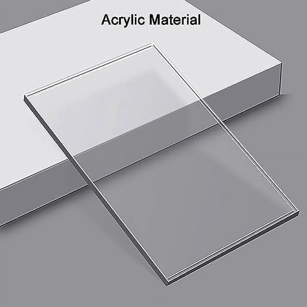 GEROBOOM C Shaped End Table Acrylic Sofa   Modern Design Clear Home Decor Display End Table for Living Room (Color   Brown  Size   30x30x55cm)