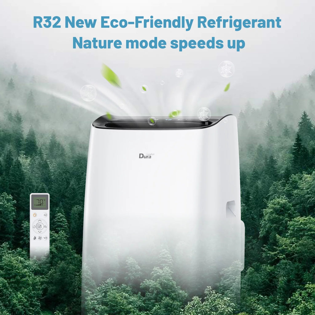 DuraComfort DP14CM Portable Air Conditioners, 14000 BTU, Dehumidifier, Cooling Fan, Remote Control, 450 Sq. ft