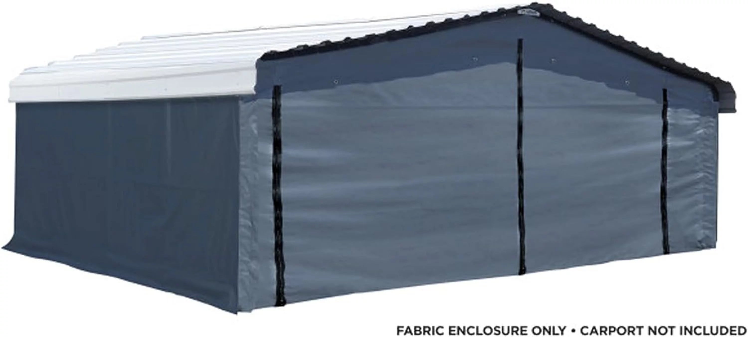 Arrow 10183 20 x 20 ft. Fabric Carport Enclosure Kit