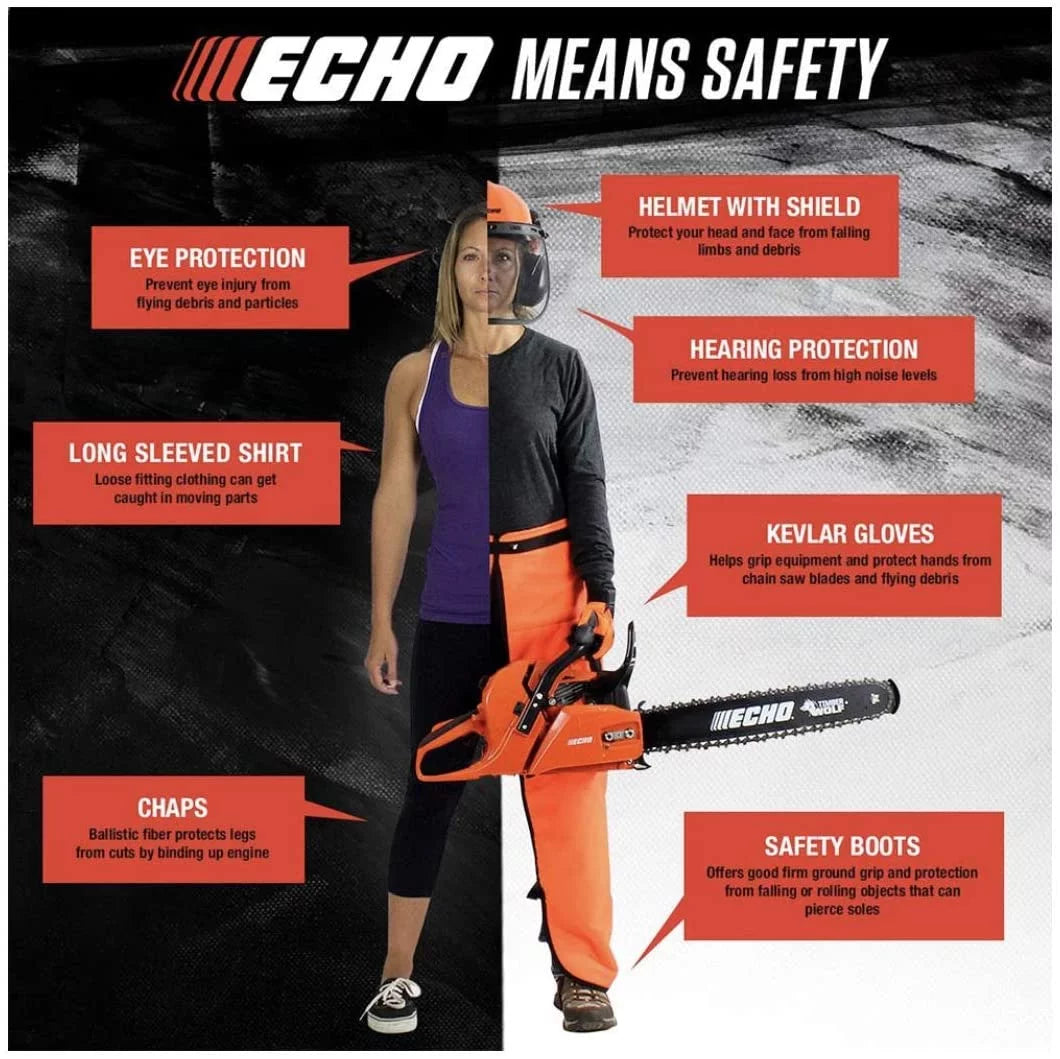 Echo 14-in. 35.8cc Gas 2-Stroke Top Handle Chainsaw - CS-355T-14
