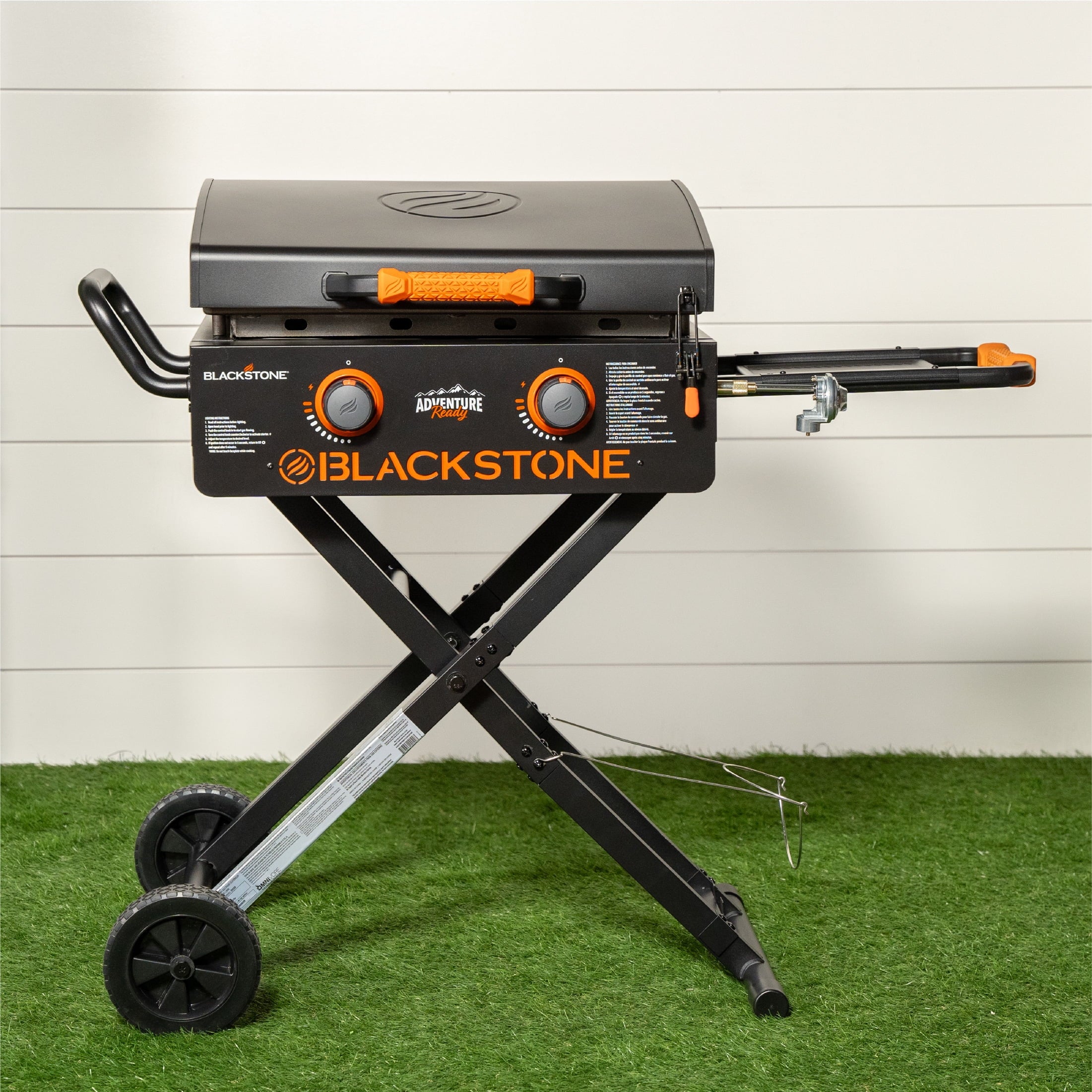 Blackstone Adventure Ready 2-Burner 22" Propane Omnivore Griddle with Flex-fold Legs