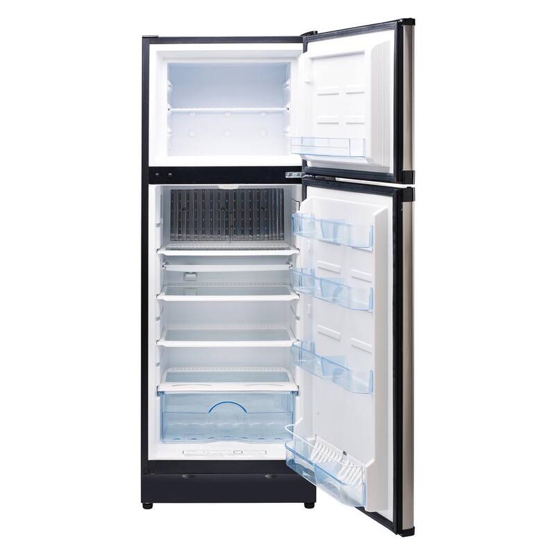 Off-Grid 23.5 in. 9.7 cu. ft. Propane Top Freezer Refrigerator in Stainless Steel