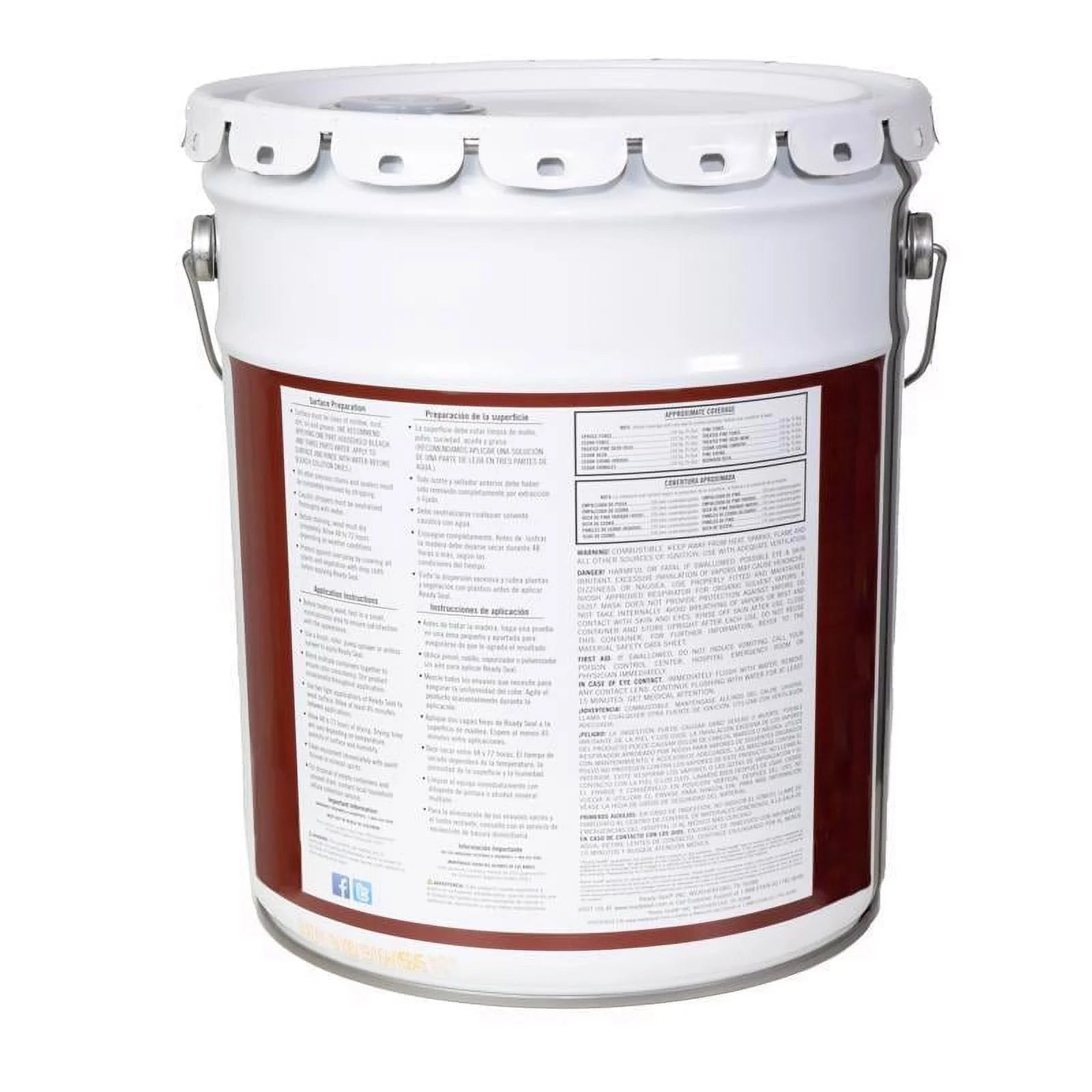 Ready Seal 816078005256 525 5g Stain & Sealer for Wood - Dark Walnut