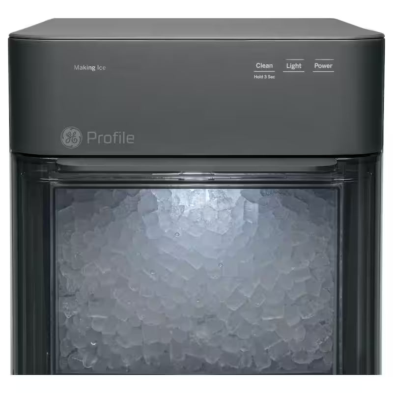 Profile Opal 24 lbs. Portable Nugget Ice Maker in Black Stainless WiFi Connected