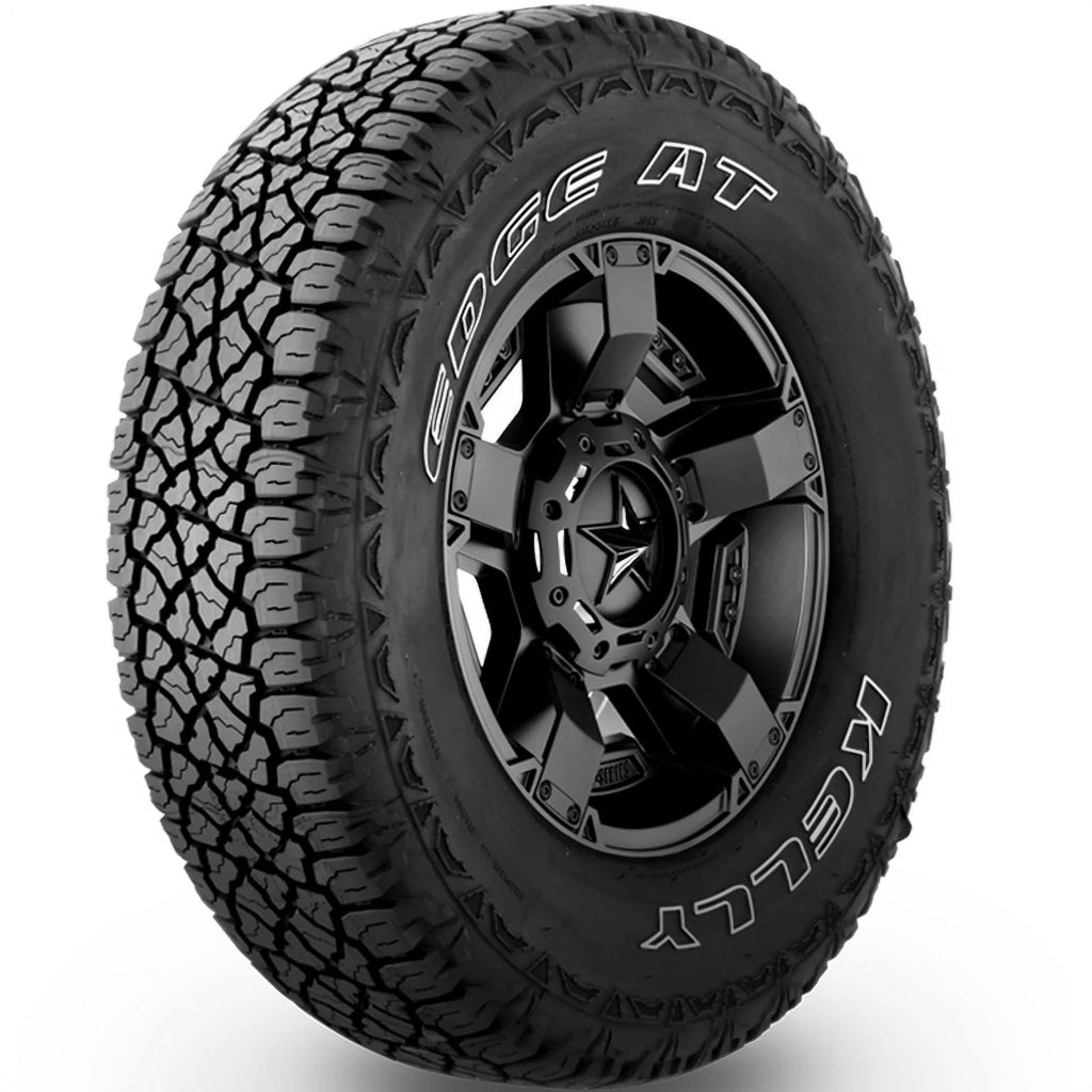 Set of 4 (FOUR) Kelly Edge A/T 265/75R16 116T AT All Terrain Tires Fits: 1996-99 Chevrolet Tahoe Base, 2006-07 Hummer H3 Base