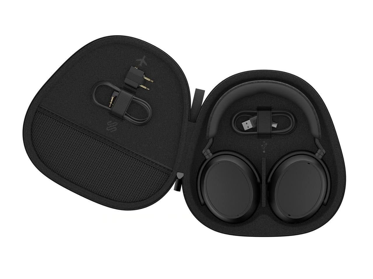 Sennheiser Momentum 4 Wireless Headphones - Bluetooth Headset for Crystal-Clear Calls with Adaptive Noise Cancellation, 60h Battery Life and Customizable Sound, Black