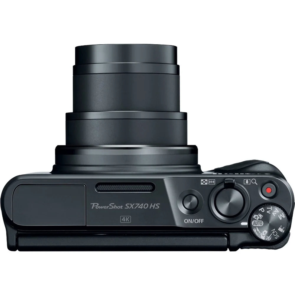 Open Box Canon PowerShot SX740 Point and Shoot Digital Camera with 3.0" LCD, Black (2955C001)