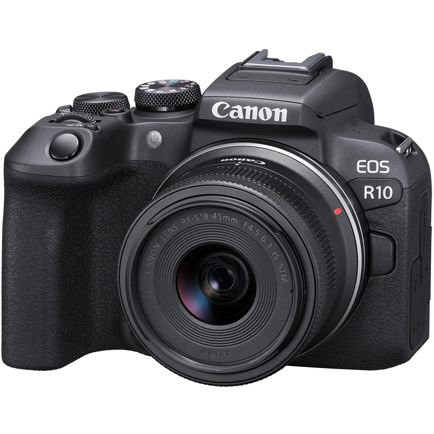 Canon EOS R10 Mirrorless Camera With RF-S 18-45mm f/4.5-6.3 IS STM And Canon RF-S 55-210mm f/5-7.1 IS STM Lens + 128 GB Memory + Extra Battery + Filters + More (33pc Bundle)