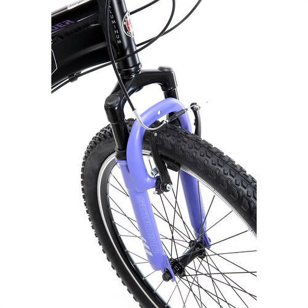Schwinn Sidewinder, Mountain Bike, 24 in wheels, Black/Purple, 21 speeds, steel frame