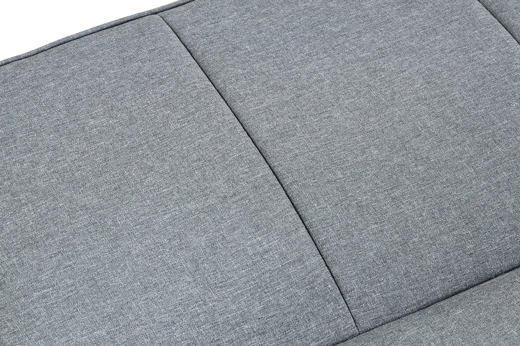 Mainstays Studio Futon, Gray Linen Upholstery