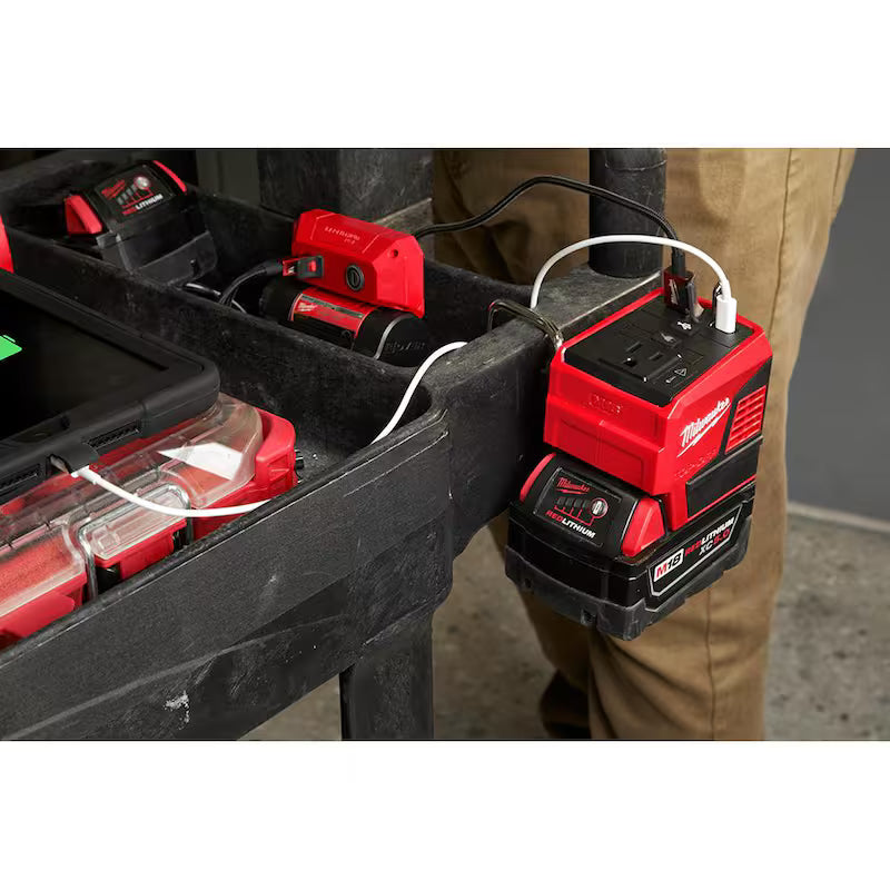 M18 18-Volt Lithium-Ion 175-Watt Powered Compact Inverter for M18 Batteries (Tool-Only)