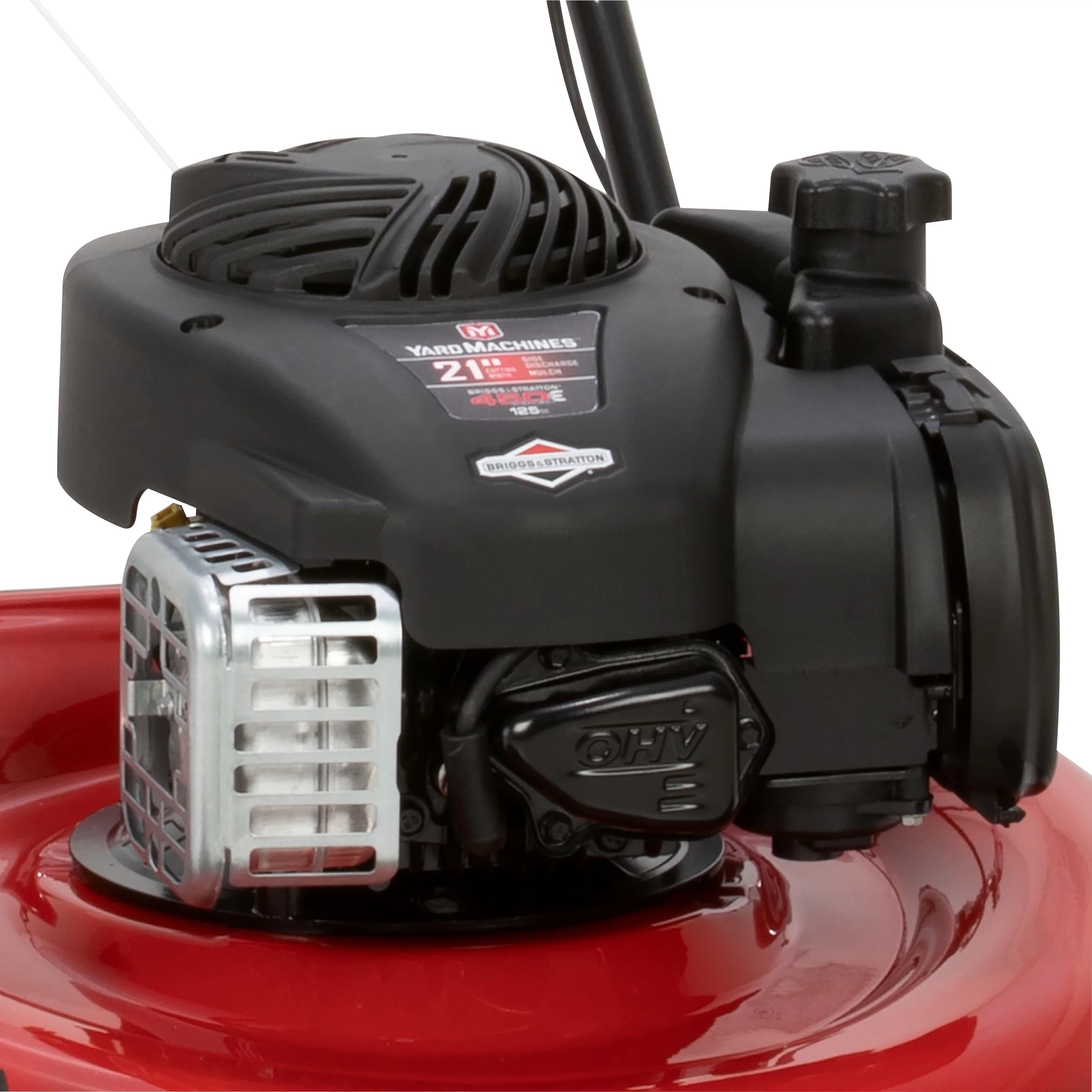Yard Machines 21-inch Gas Push Lawn Mower with 125cc Briggs &amp; Stratton Engine