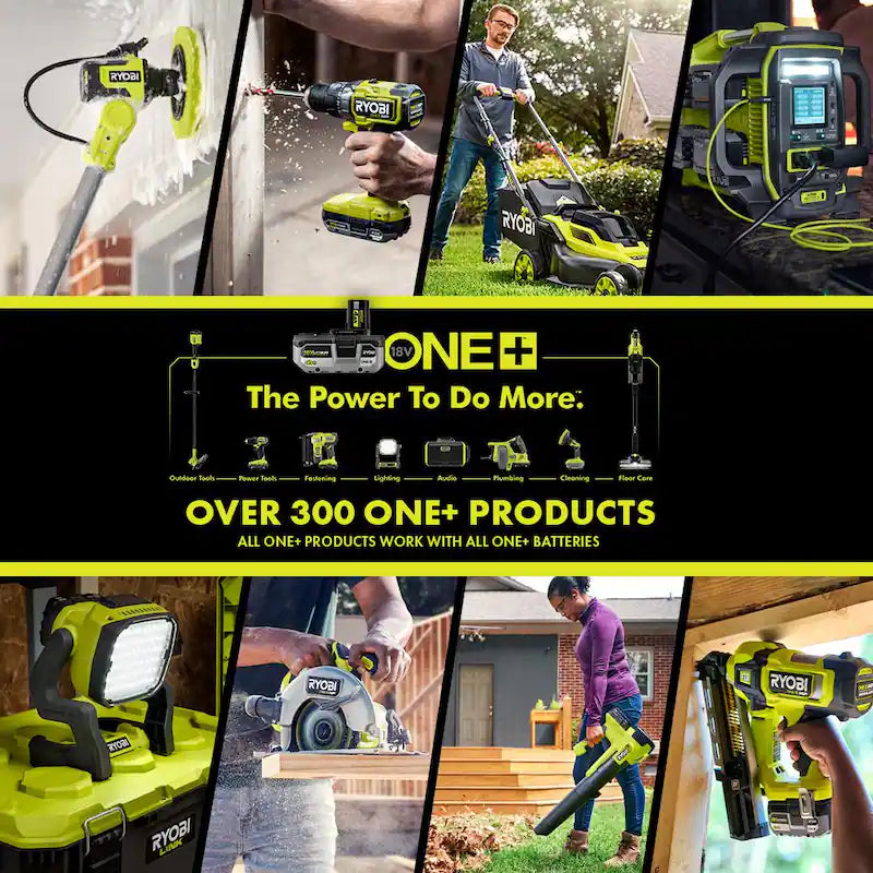 ONE+ HP 18V Brushless 14 in. Cordless Battery Dethatcher/Aerator with (2) 4.0 Ah Batteries and Charger