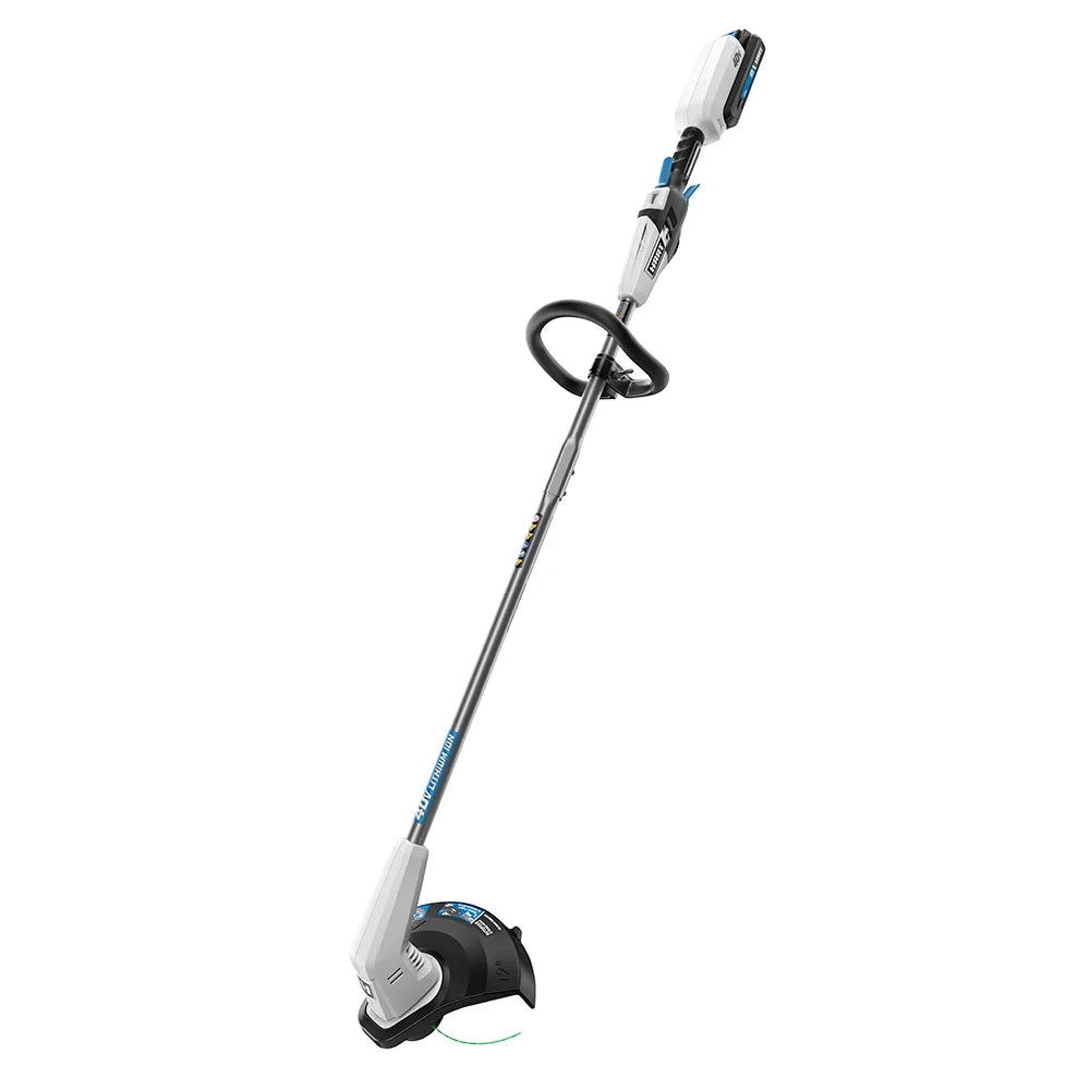 HART 40-Volt 12-inch Cordless String Trimmer Kit, (1) 2.5Ah Lithium-Ion Battery