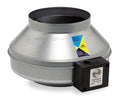 Fantech Galvanized Steel Inline Centrifugal Duct Fan, Fits Duct Dia. 6", Voltage 120V - FG6
