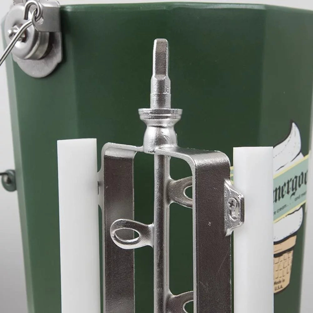 Immergood Amish Made Hand Crank Home Made Ice Cream Freezer Maker, 6 Quart