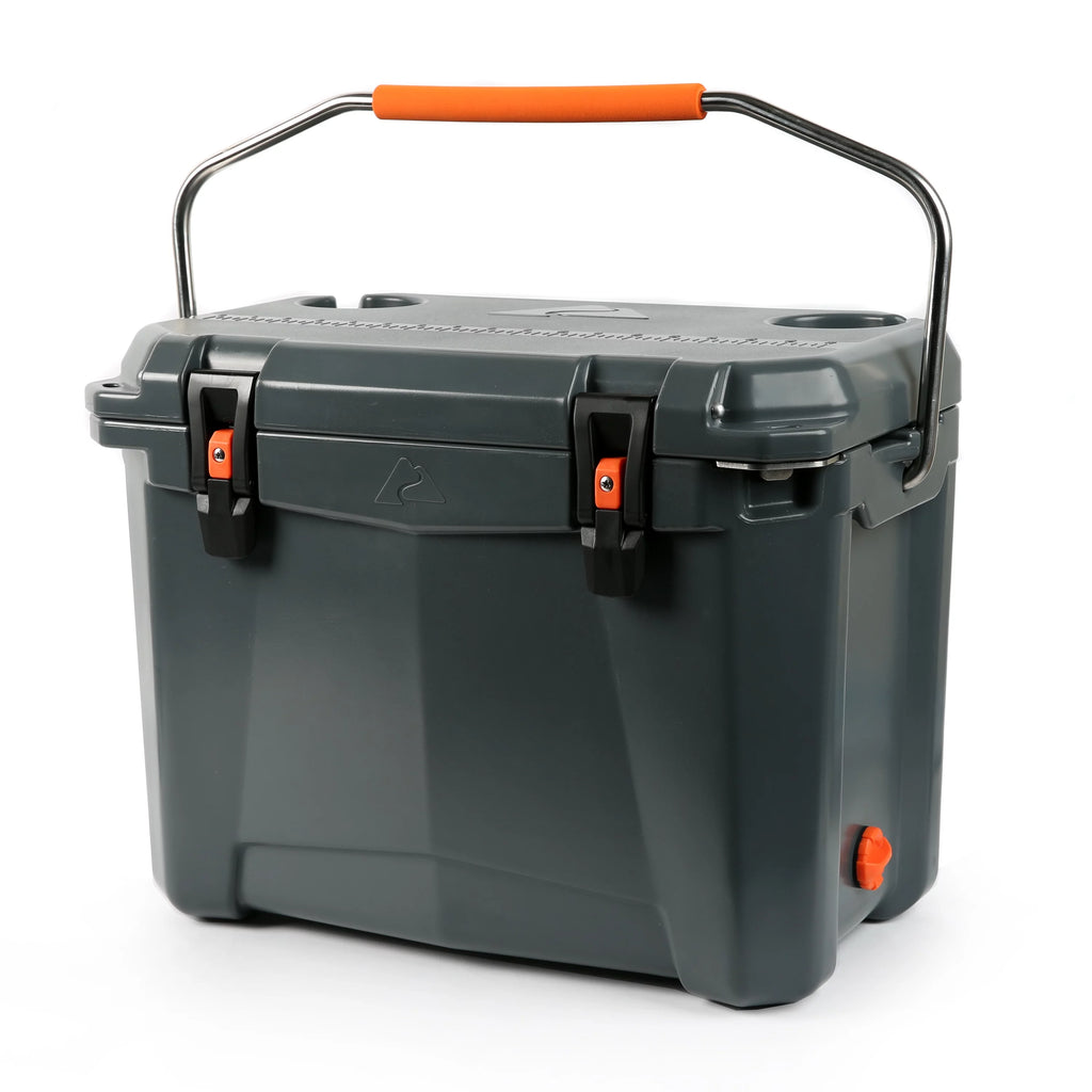 Ozark Trail 26 Quart High Performance Roto-Molded Cooler with Microban®, Gray