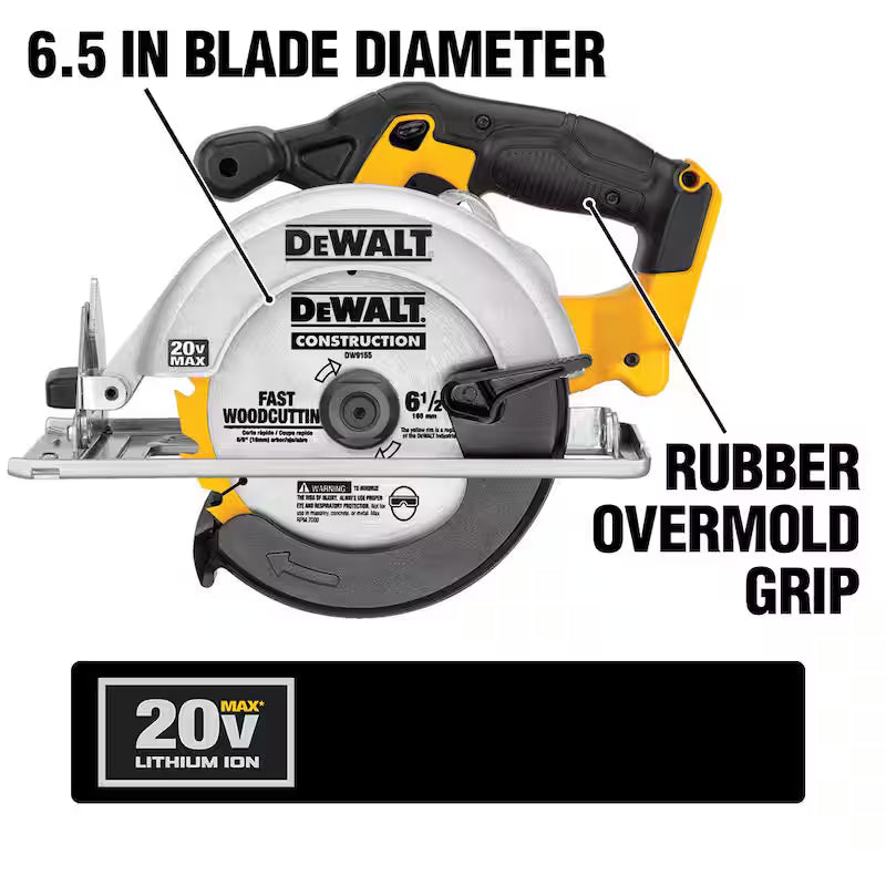 20V MAX Cordless 10 Tool Combo Kit, 3/8 in. Impact Wrench, (2) 20V 2.0Ah Batteries, and Charger