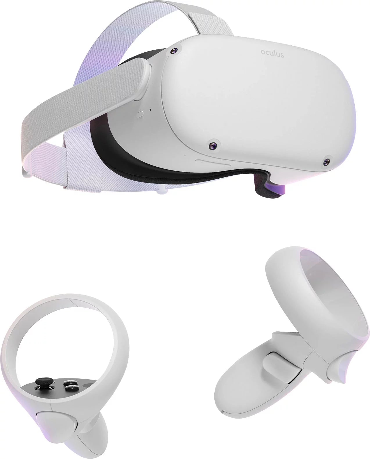 2022 Meta Oculus Quest 2 All-In-One VR Headset, Touch Controllers, 256GB SSD, 1832x1920 up to 90 Hz,3D Audio, Earphone,10Ft Link Cable, Grip Cover,Knuckle & Hand Strap, Lens Cover
