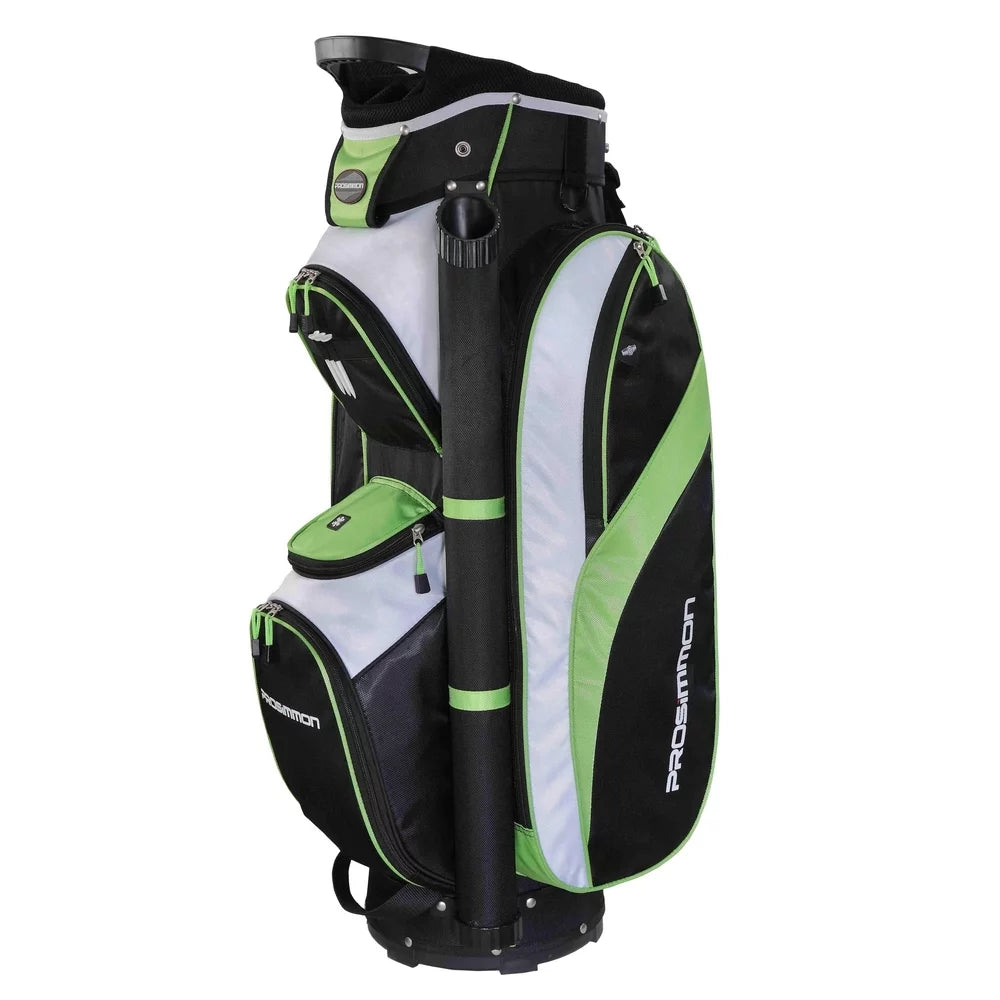 Prosimmon Tour 14 Way Cart Golf Club Bag Black and Gray