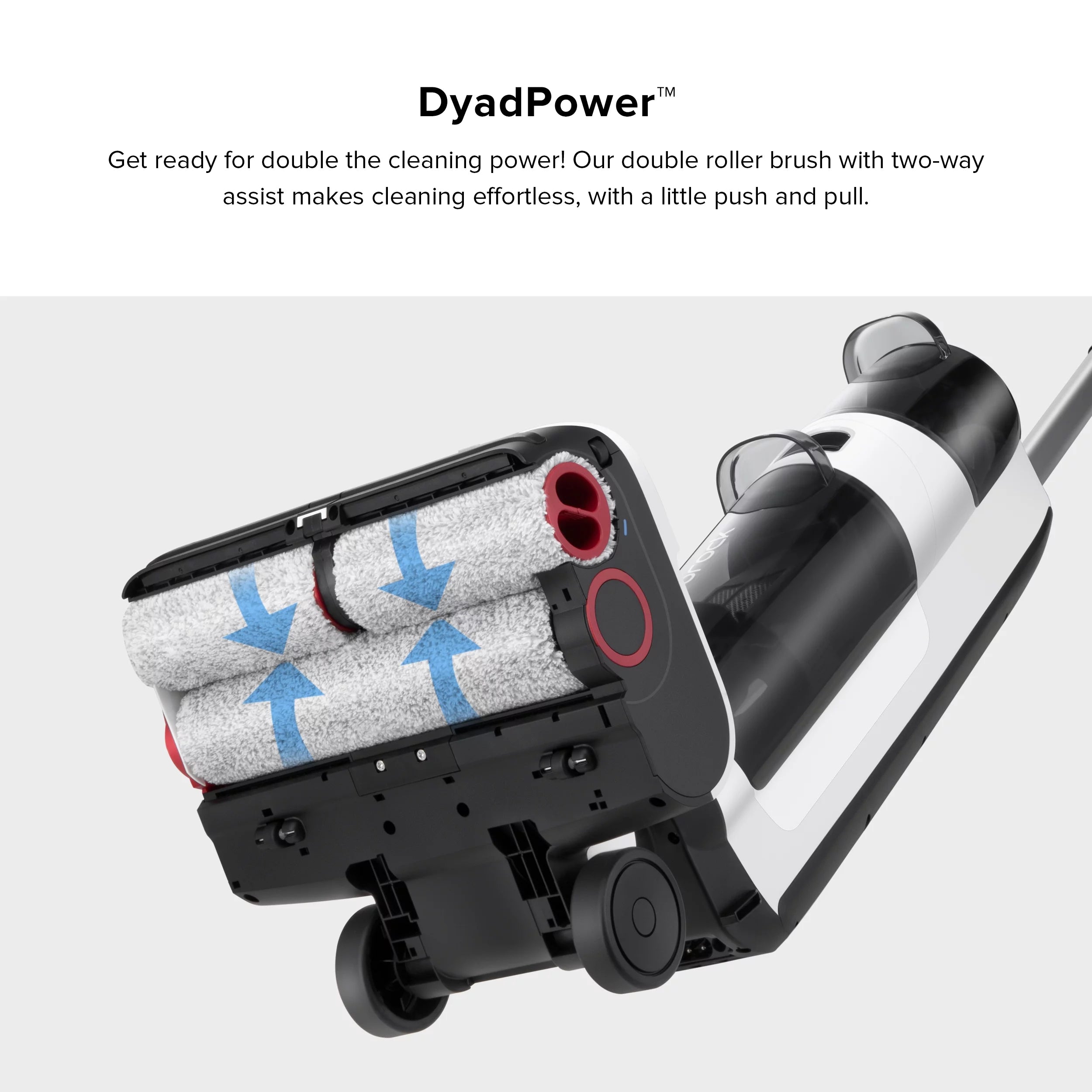 Roborock&reg; Dyad Pro Wet and Dry Vacuum Cleaner with multi-rollers, 17000Pa Suction, Self-Cleaning and Self-Drying