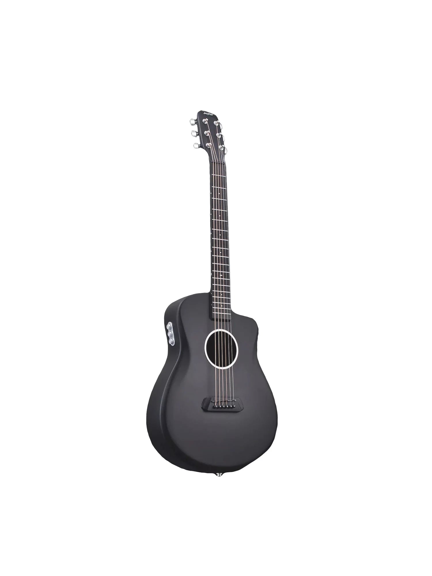 Joytar J2 PRO Carbon Fiber Acoustic Guitar 36 inch Black Satin with Pickup and Gig Bag