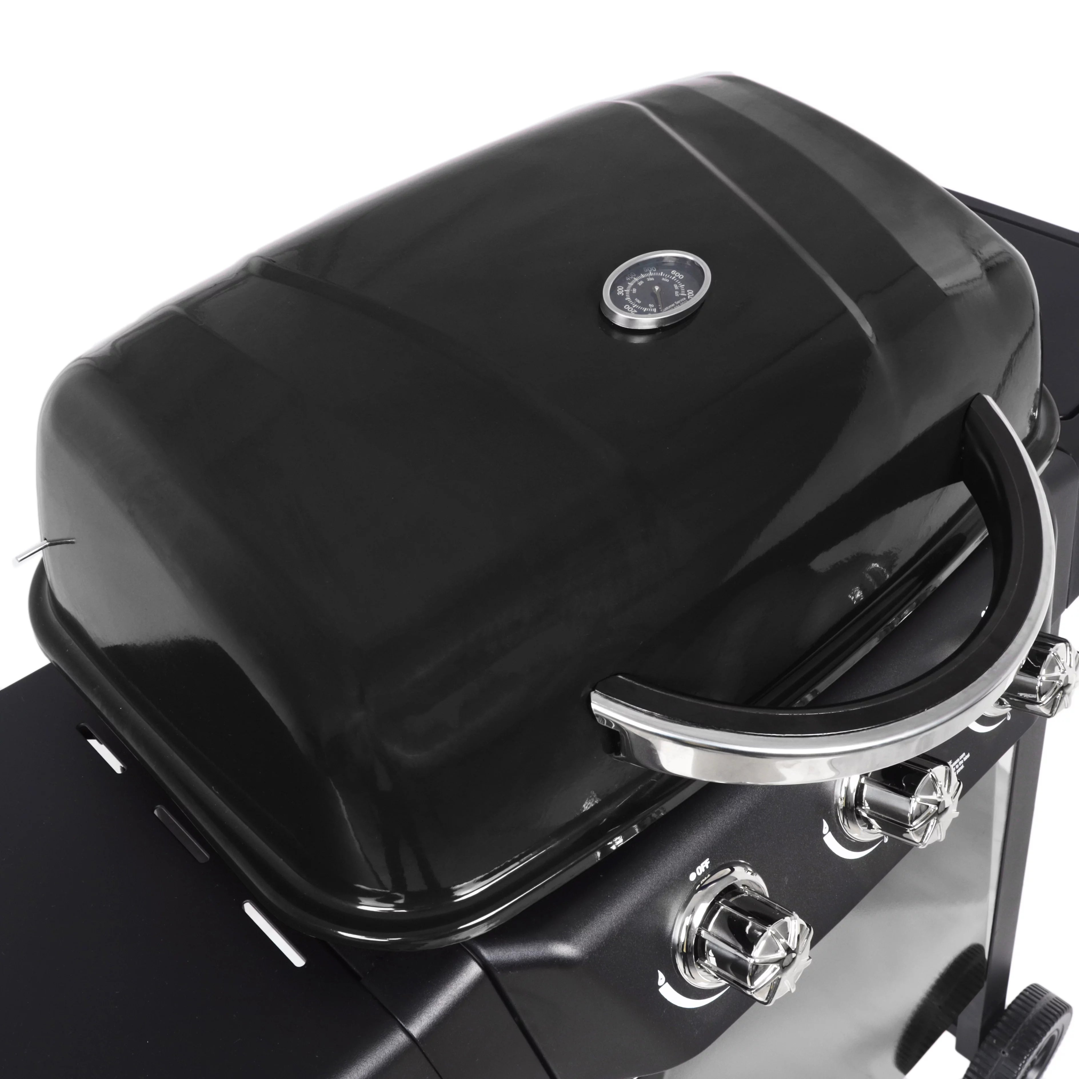 RevoAce 4 Burner Propane Gas Grill Including a Side Burner, Red Sedona, GBC1729WRS