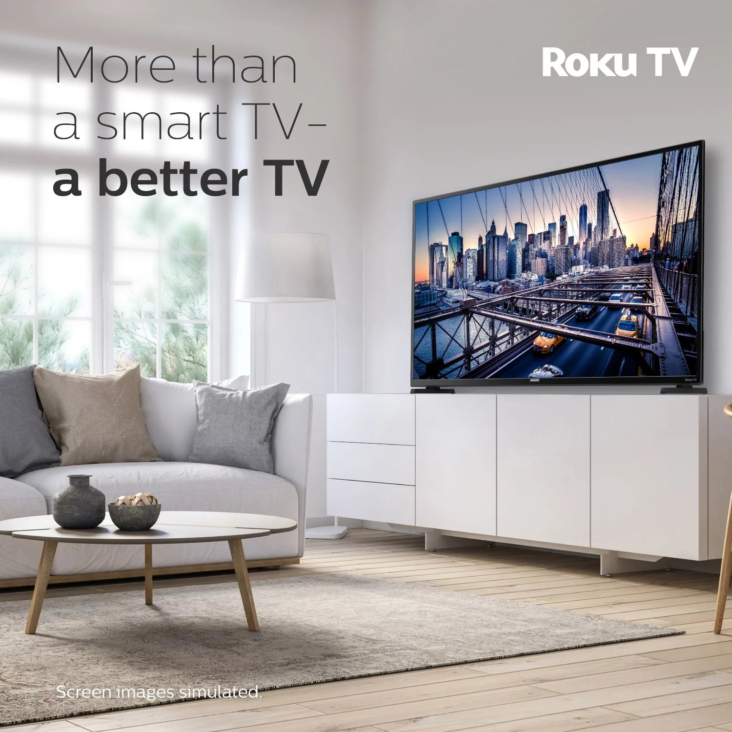 Philips 65" Class 4K Ultra HD (2160p) Roku Smart LED TV (65PFL4756/F7)