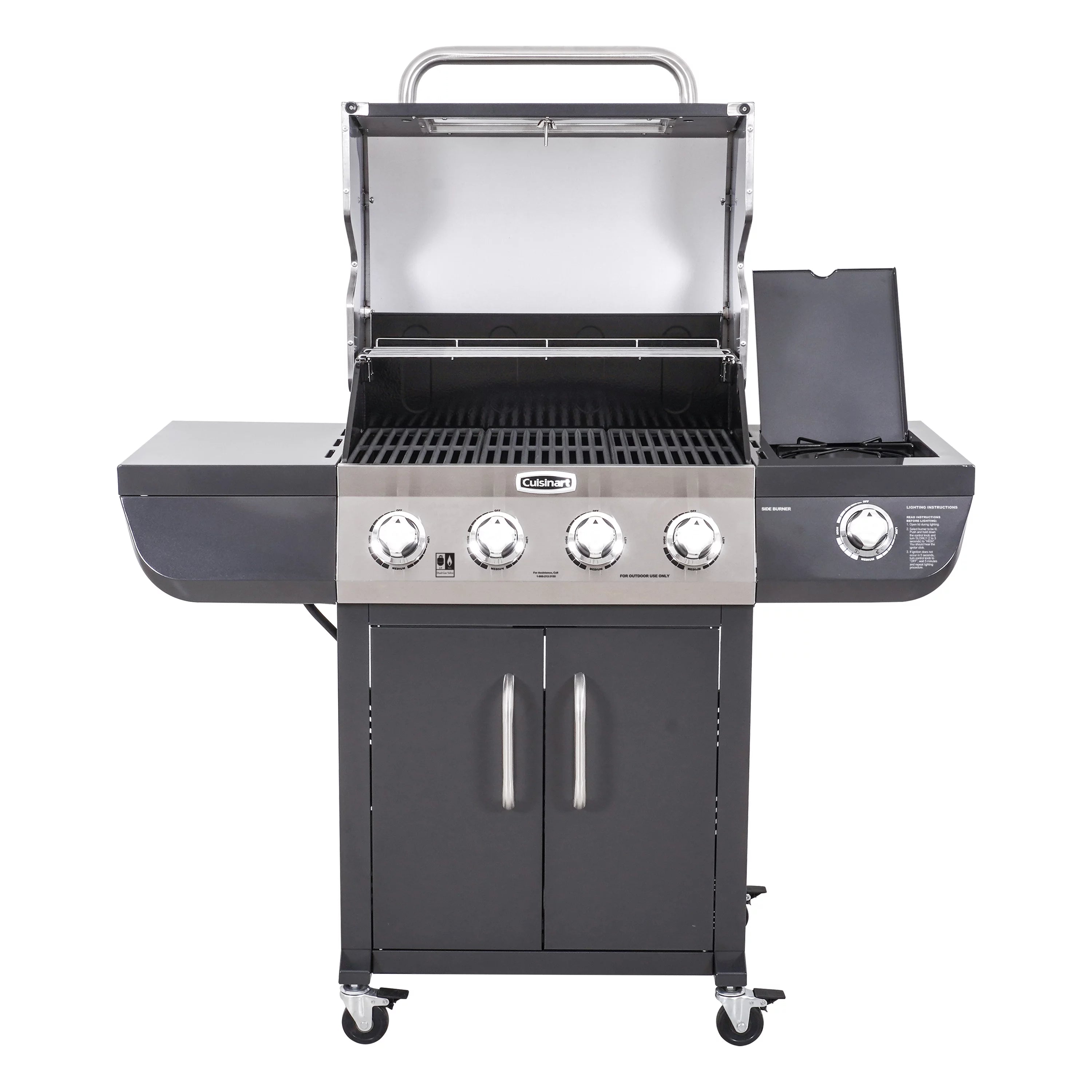 Cuisinart 4-Burner Dual Fuel Gas Grill (Propane/Natural Gas)