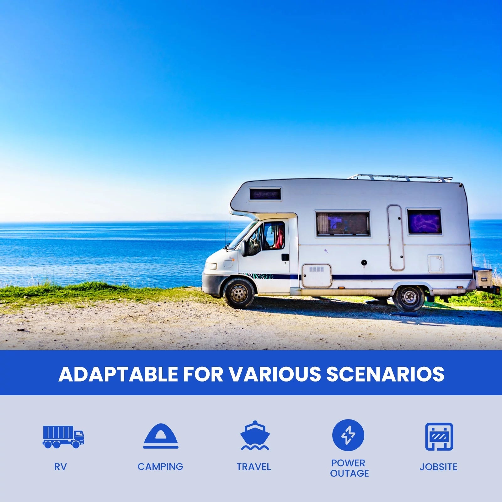 NEXPOW Portable Inverter Generator, 2250W Super Quiet Generator with CO Alarm Ideal,Eco-Mode Feature, Parallel Capability,EPA Compliant,and 5v/3A USB Outle,Lightweight For Backup Home & Camping