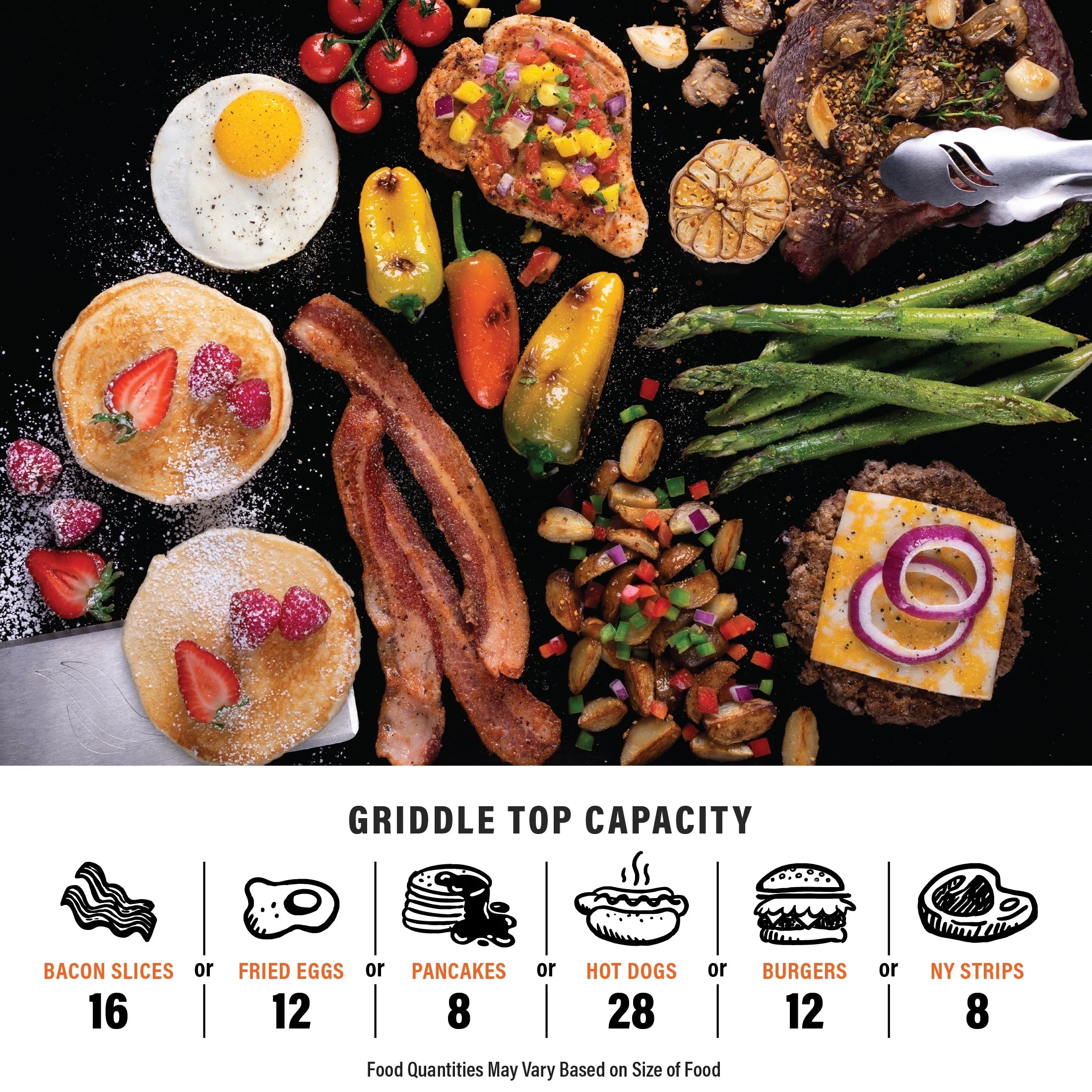 Blackstone Adventure Ready 20"x14" 2-Burner Propane Camping Griddle (Model 2246) with Latching Hood and Handle