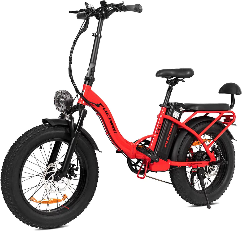 Fucare 20" 4.0 Fat Tire Ebike,Folding Electric Bike for Adults,750W 48V 15Ah Removable Battery E Bike, 28Mph Shimano 7 Speed Durable Ebikes