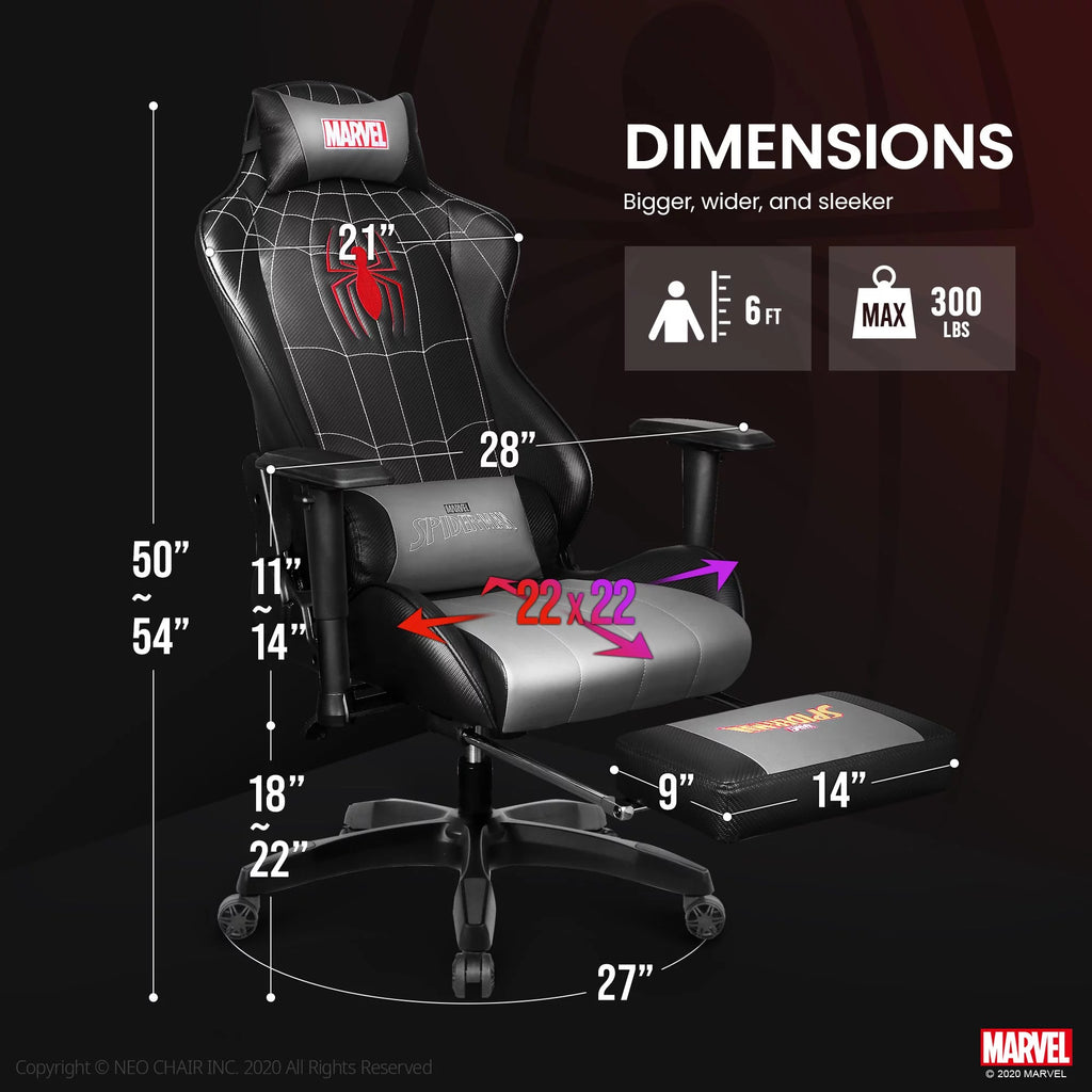 Neo Chair MARVEL Prime Series Ergonomic High-Back Gaming Chair, Captain America