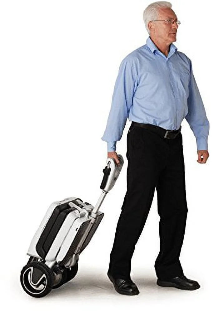 ATTO Deluxe FOLDING Lightweight Mobility Scooter New Moving Life FAA Compliant Travel Mobility Scooter, with Arm Rsts