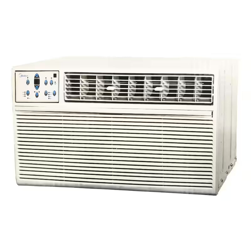 25,000 BTU 220V Window Air Conditioner Cools 1500 Sq. Ft. with Remote Control in White