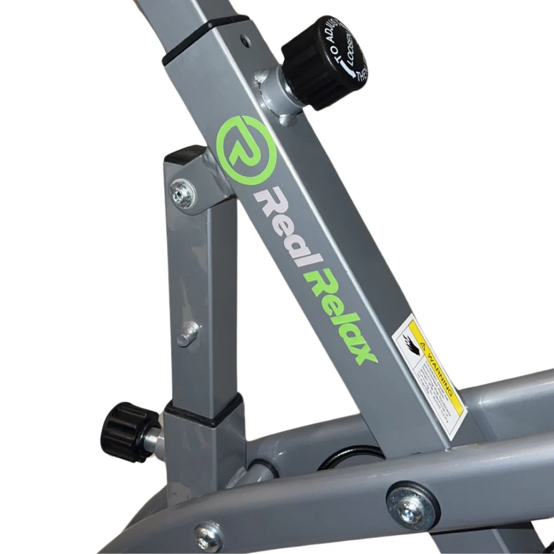 Fitness Folding Stationary Bike: Foldable X Bike with 260 LBS Capacity for Your Home Gym Recumbent Bicycle