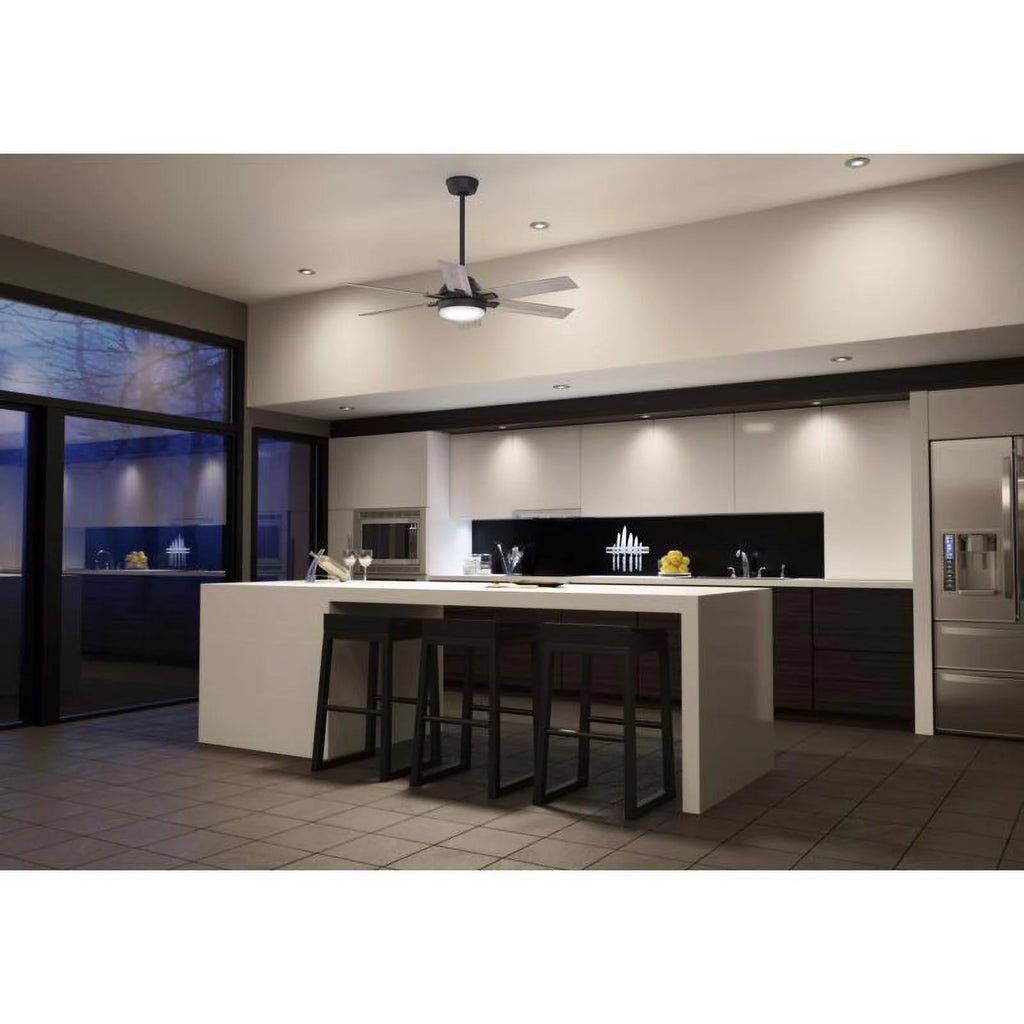 Hunter Georgetown 52 Led Georgetown 52" 6 Blade Indoor Led Ceiling Fan - White