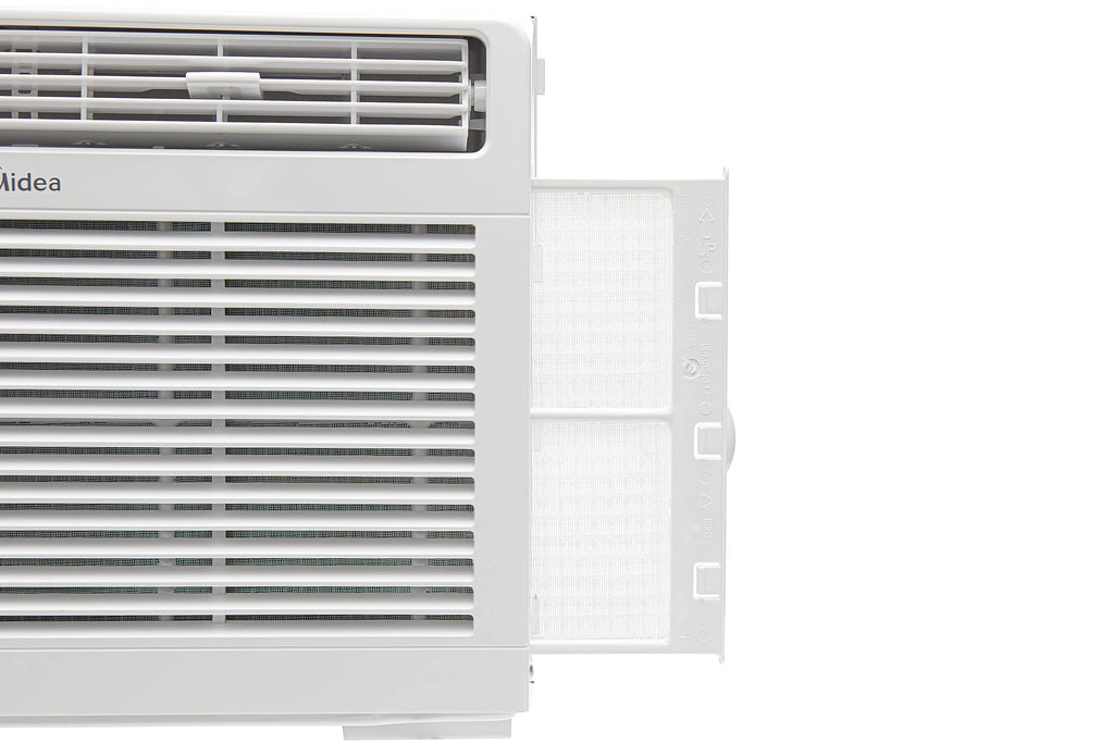 Midea 5,000 BTU 150 Sq Ft Window Air Conditioner with Remote, White, MAW05R1WWT