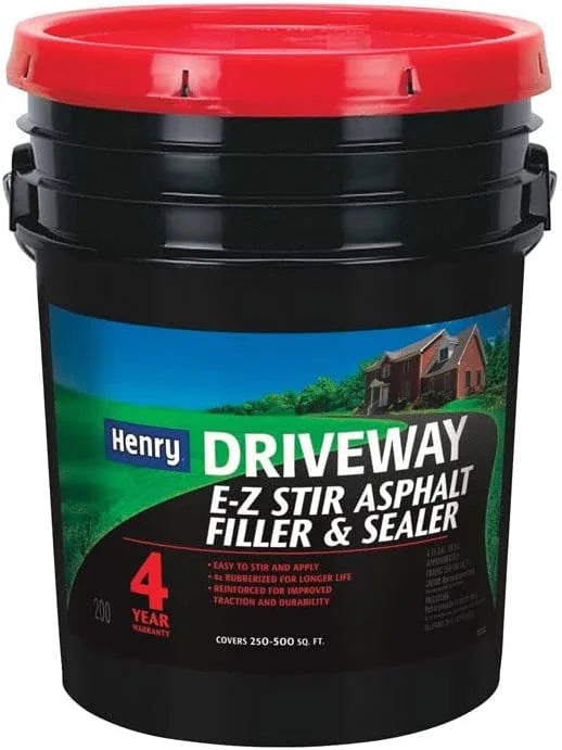 Henry Asphalt Sealer,Pail,Black/Brown,5 gal  HE200074