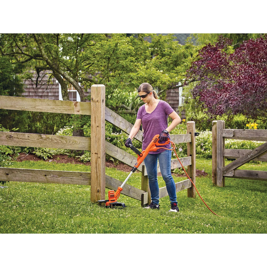 BLACK+DECKER String Trimmer With Auto Feed, Electric, 6.5-Amp, 14-Inch, (BESTA510)